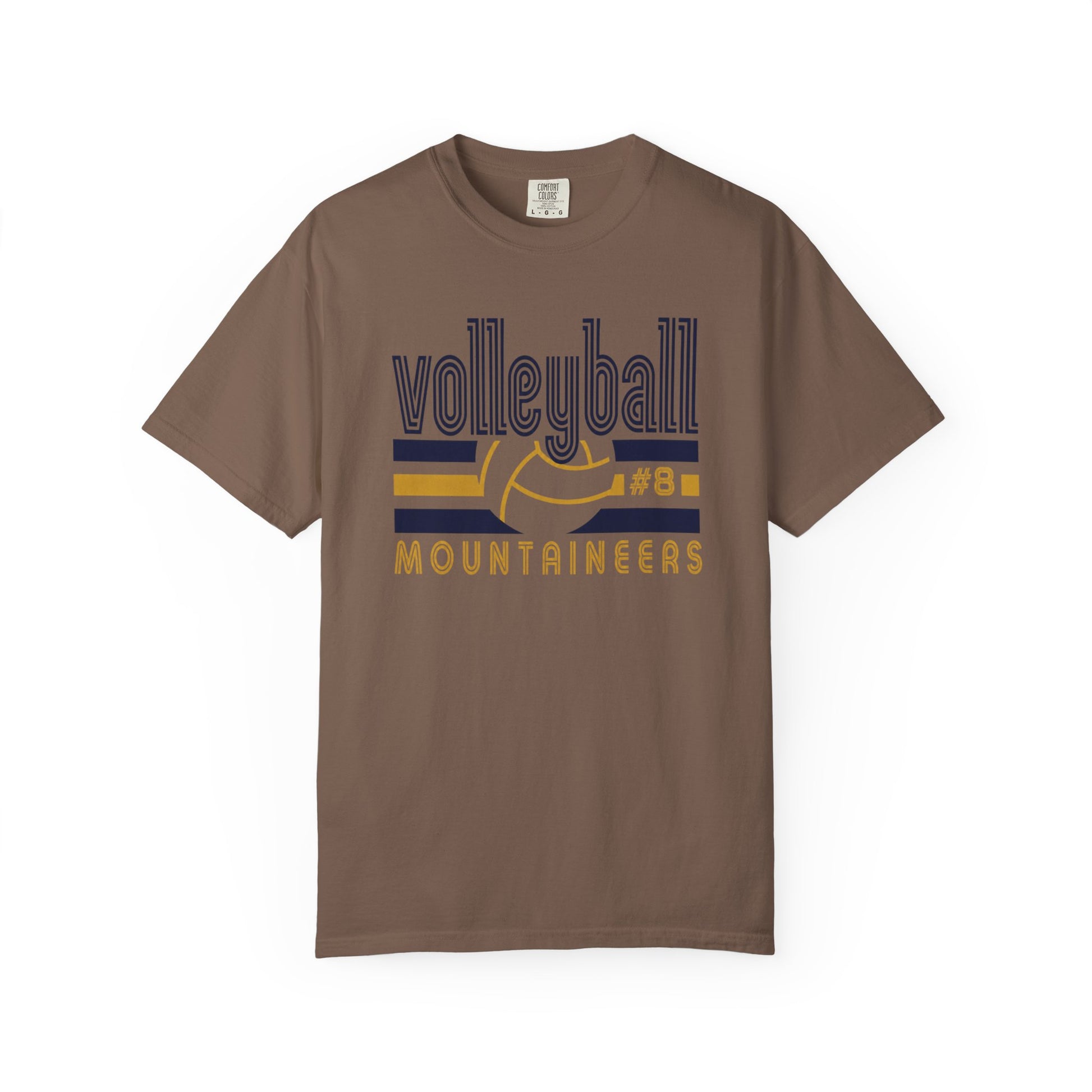Mountaineers #8 Retro Sports T-Shirt