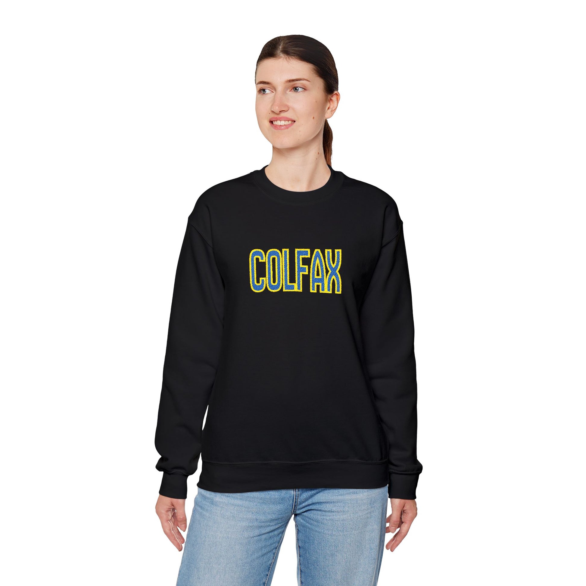 Colfax Retro Varsity Crewneck Sweatshirt