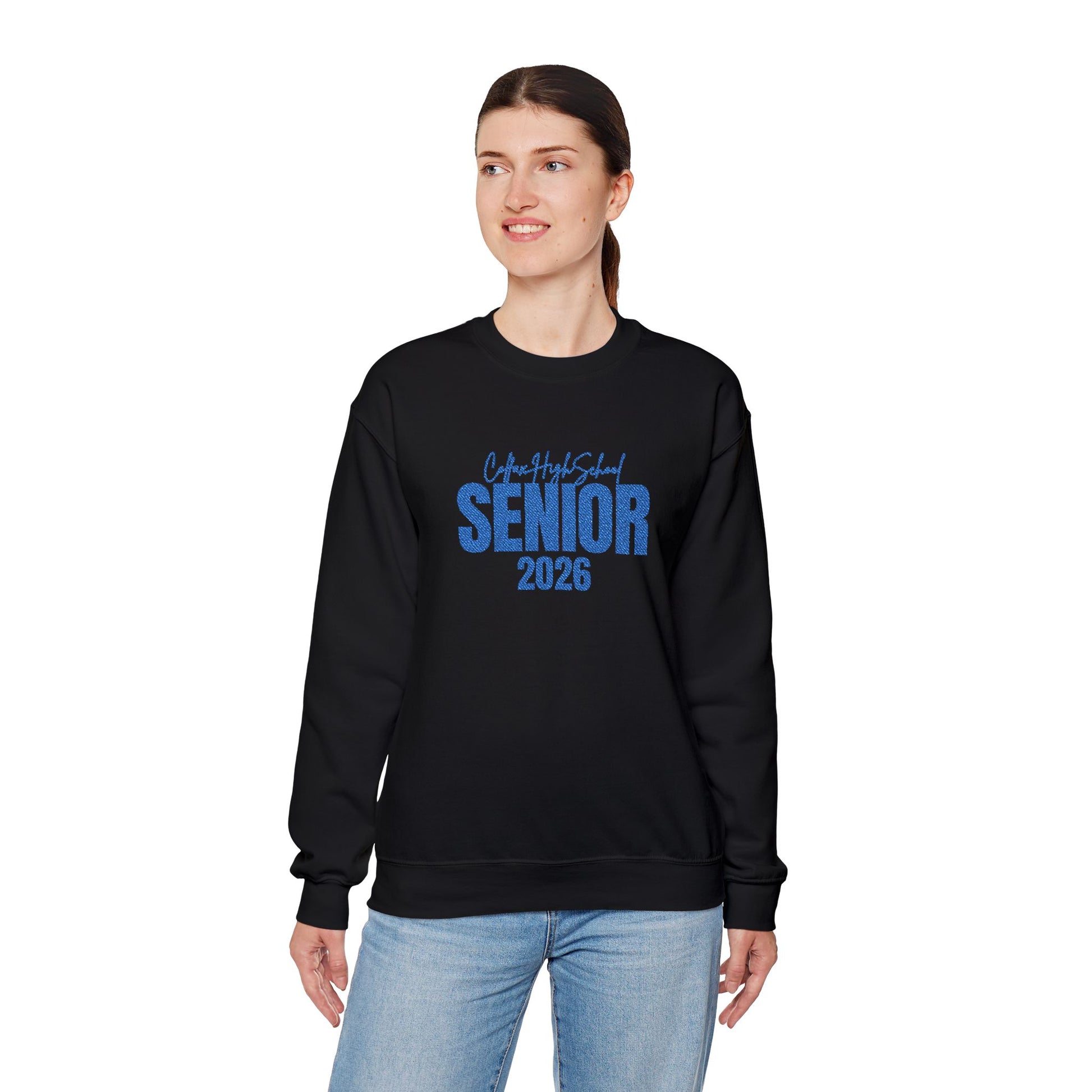 Colfax High School Senior 2026 Embroidered Crewneck Sweatshirt