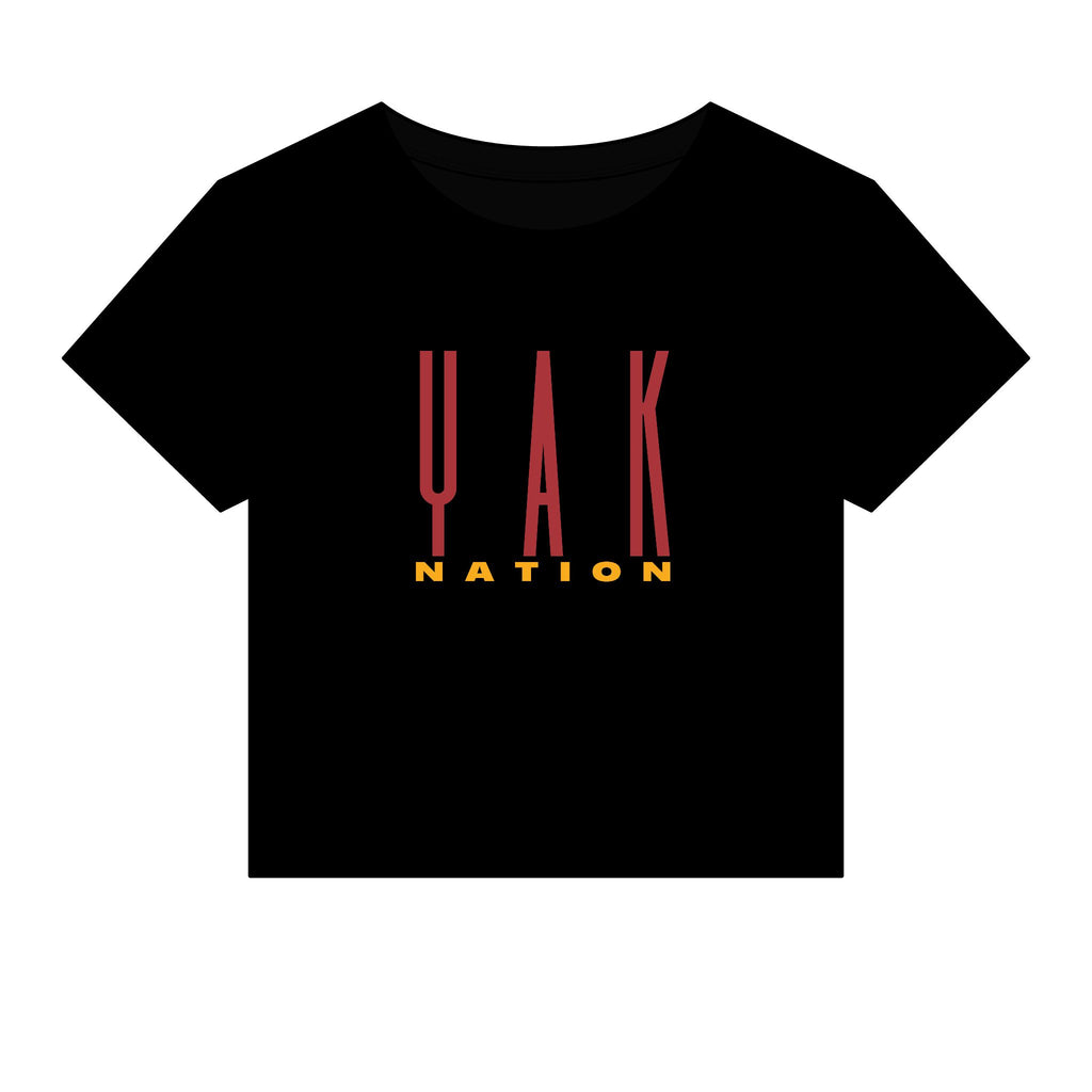 YAK Nation Women's Cropped Baby Tee