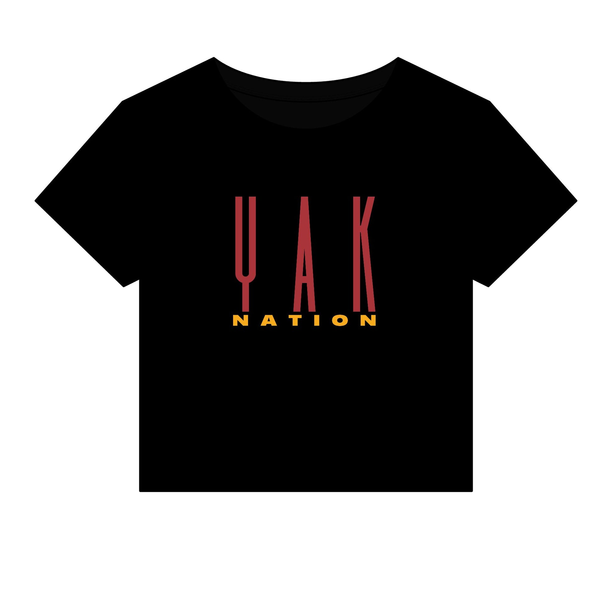 YAK Nation Women's Cropped Baby Tee
