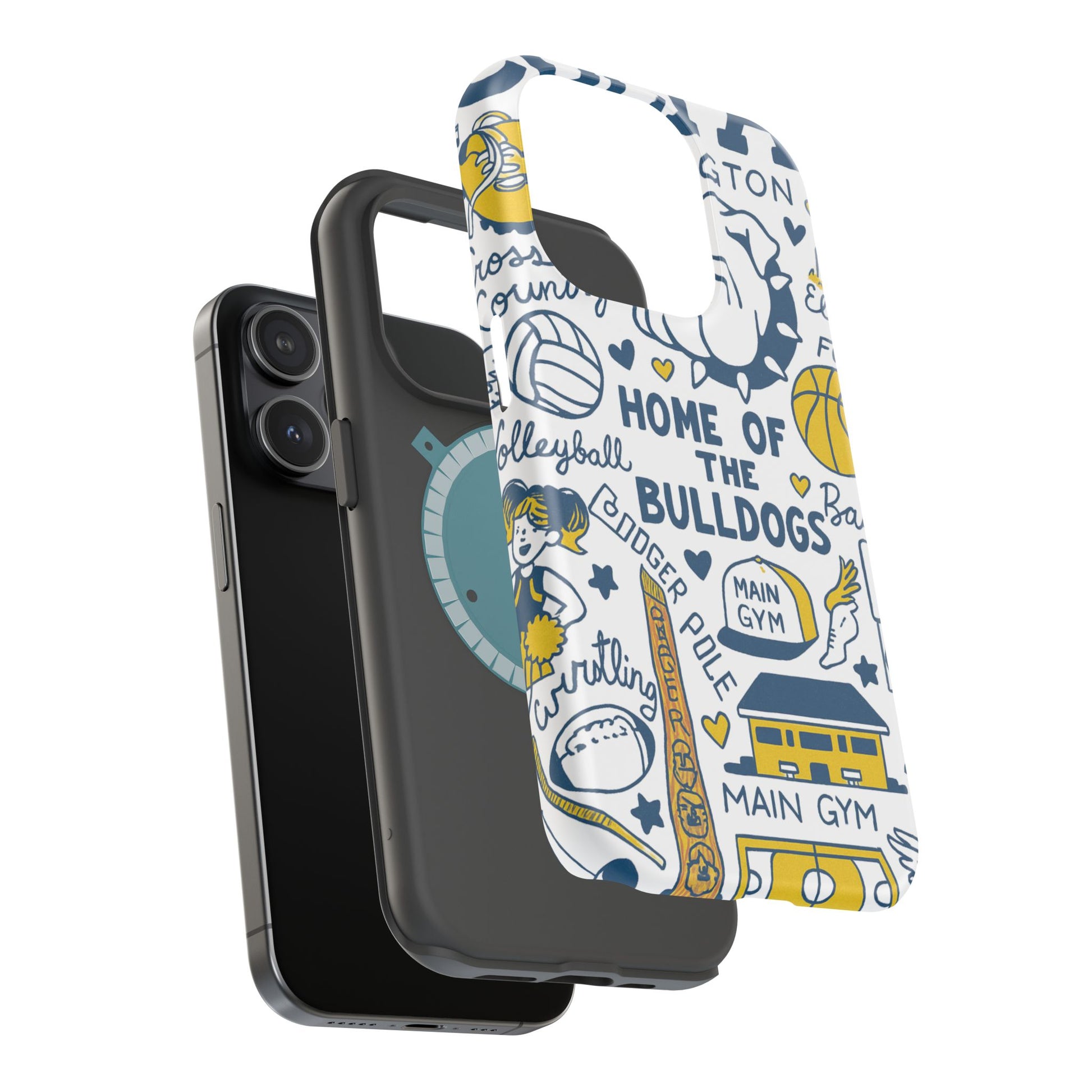 Colfax Bulldogs Magnetic Phone Case