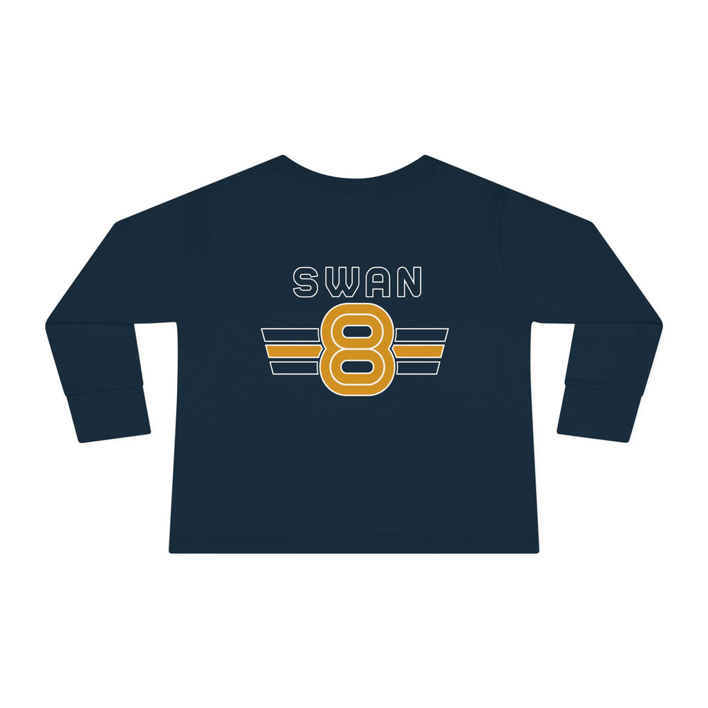 Toddler Volleyball Tee — 'Mountaineers' Team Jersey with Number 8