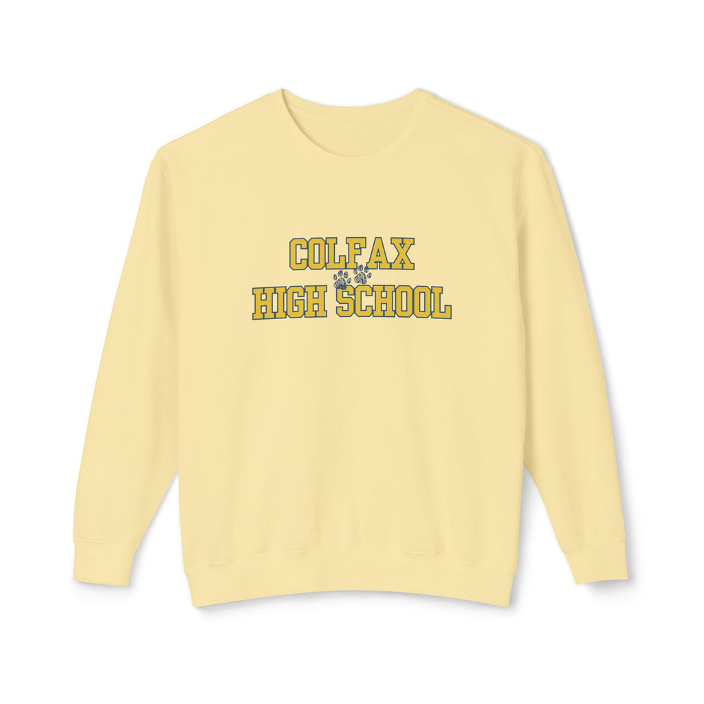 Colfax High School LIGHTWEIGHT Crewneck Limited Edition-Dyed Sweatshirt