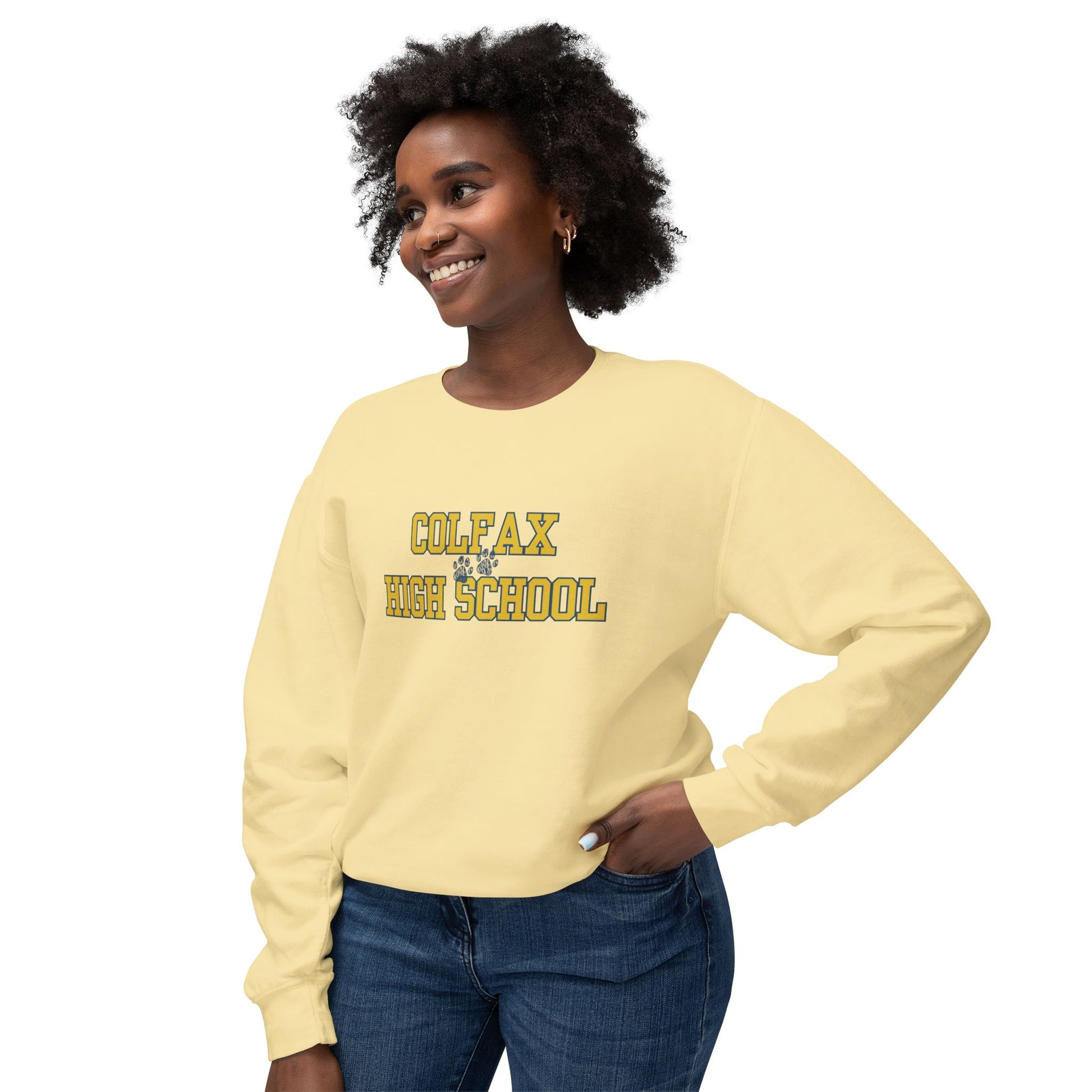 Colfax High School LIGHTWEIGHT Crewneck Limited Edition-Dyed Sweatshirt