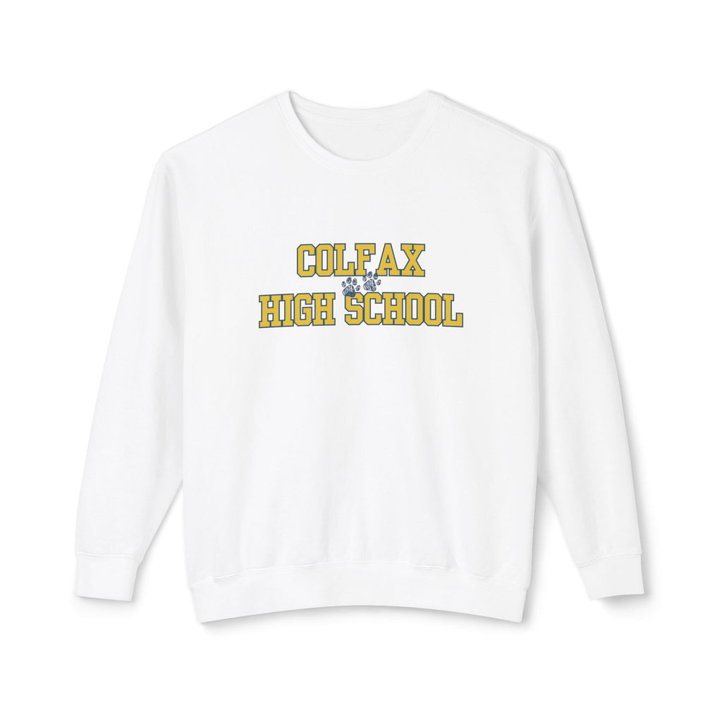 Colfax High School LIGHTWEIGHT Crewneck Limited Edition-Dyed Sweatshirt
