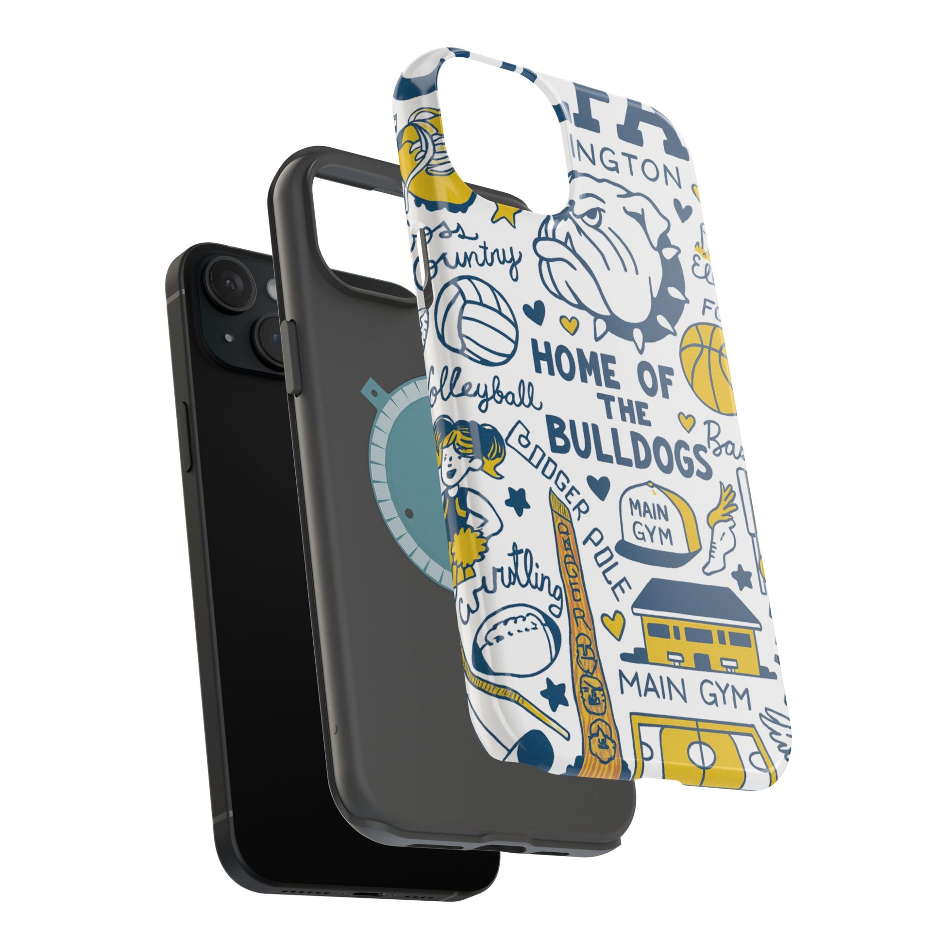Colfax Bulldogs Magnetic Phone Case