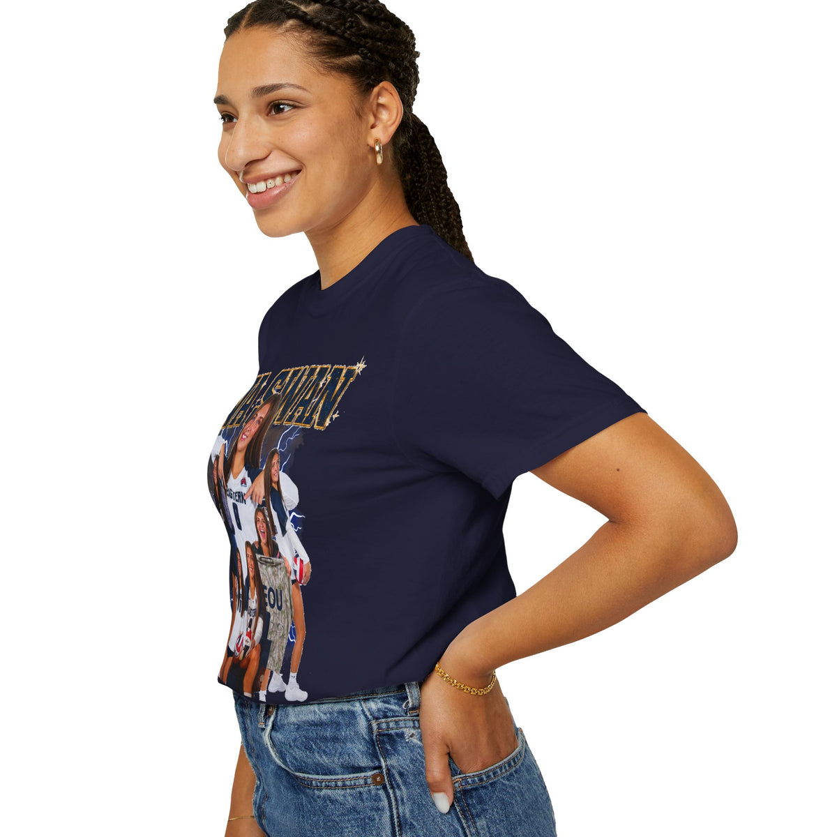 Ava Swan Collage T‑Shirt — Personalized Tee (Swan 8)