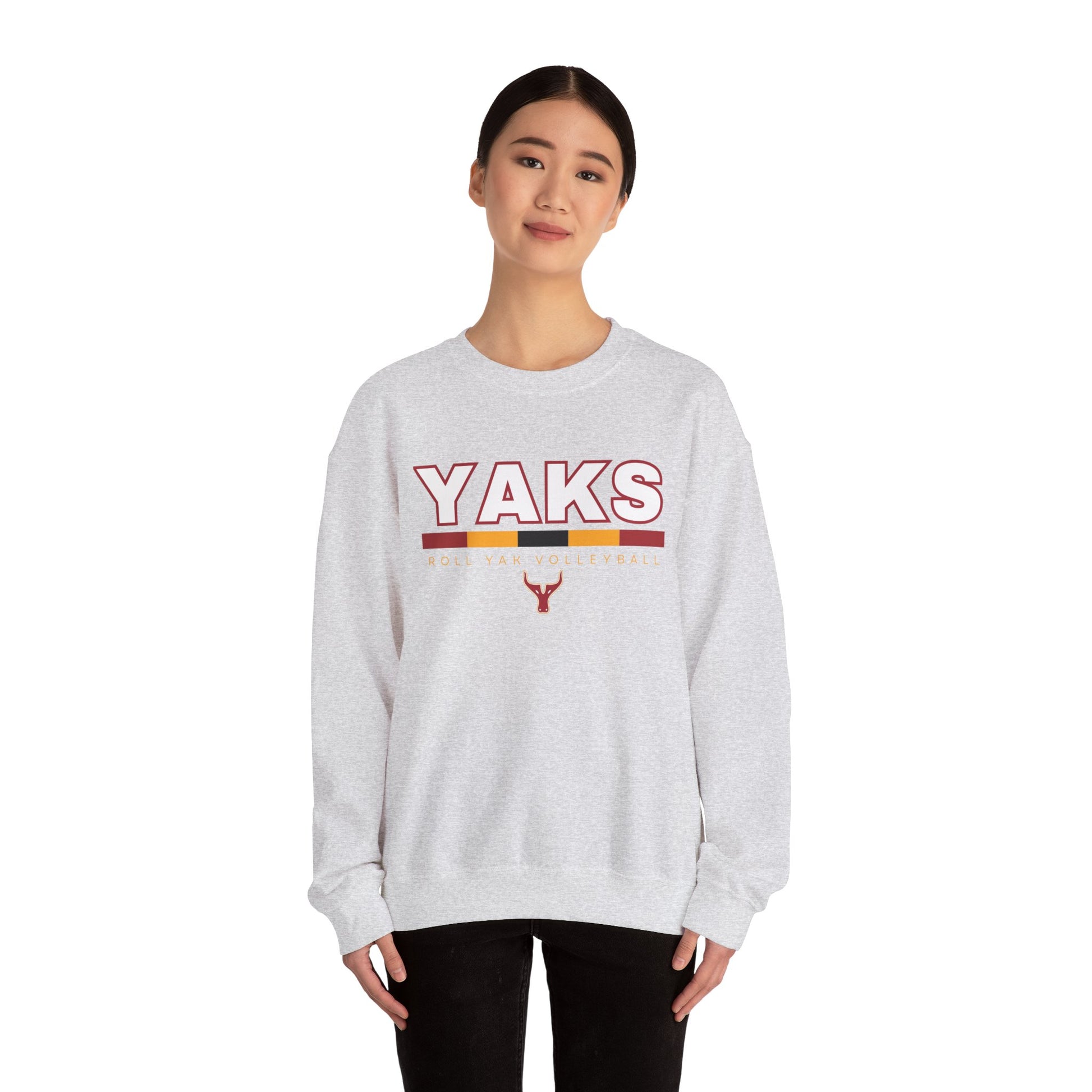 YAKS Retro Stripe Crewneck Sweatshirt