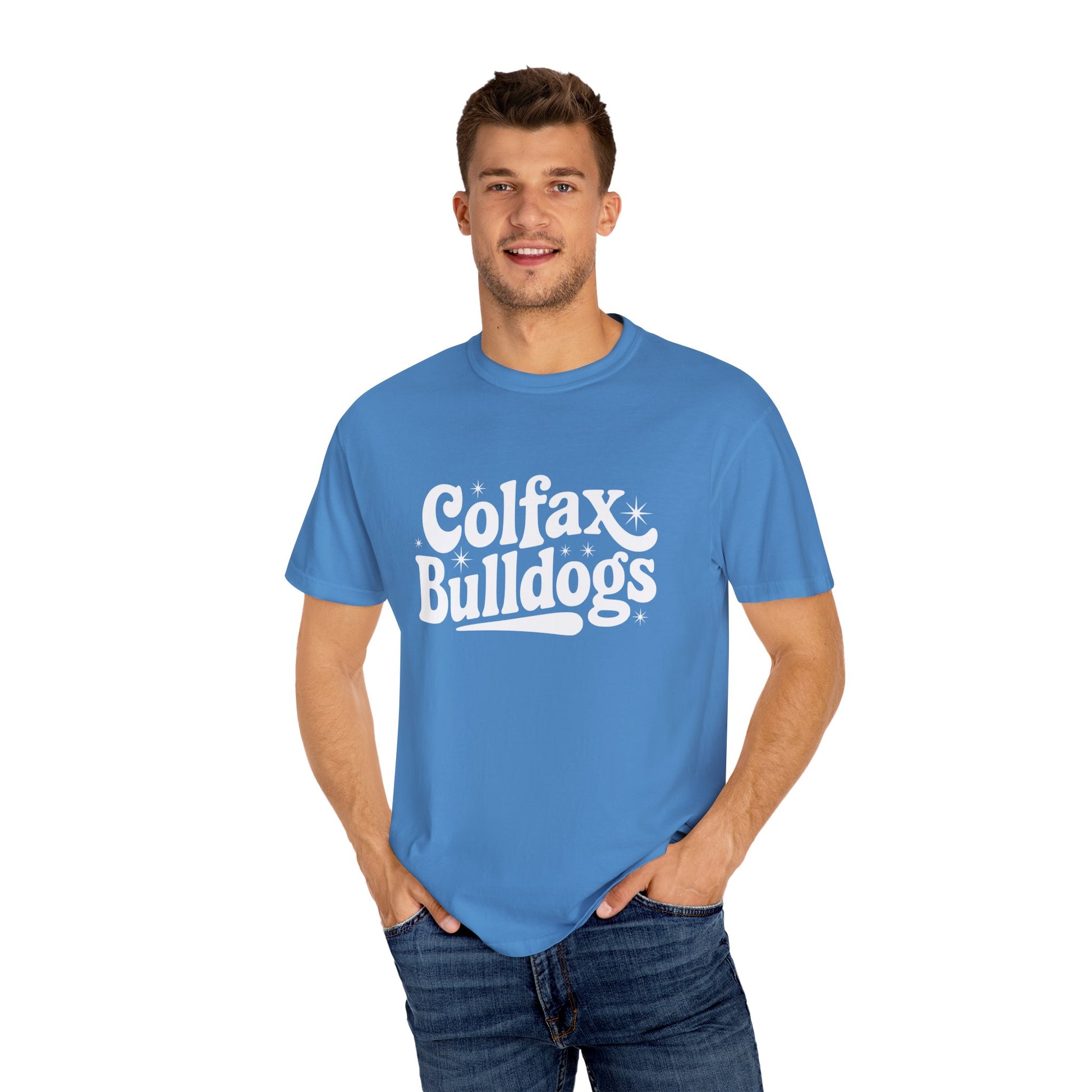 Colfax Bulldog with Stars T-shirt