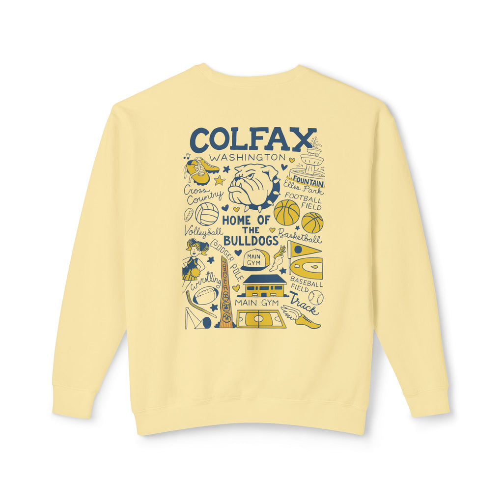 Colfax High School LIGHTWEIGHT Crewneck Limited Edition-Dyed Sweatshirt