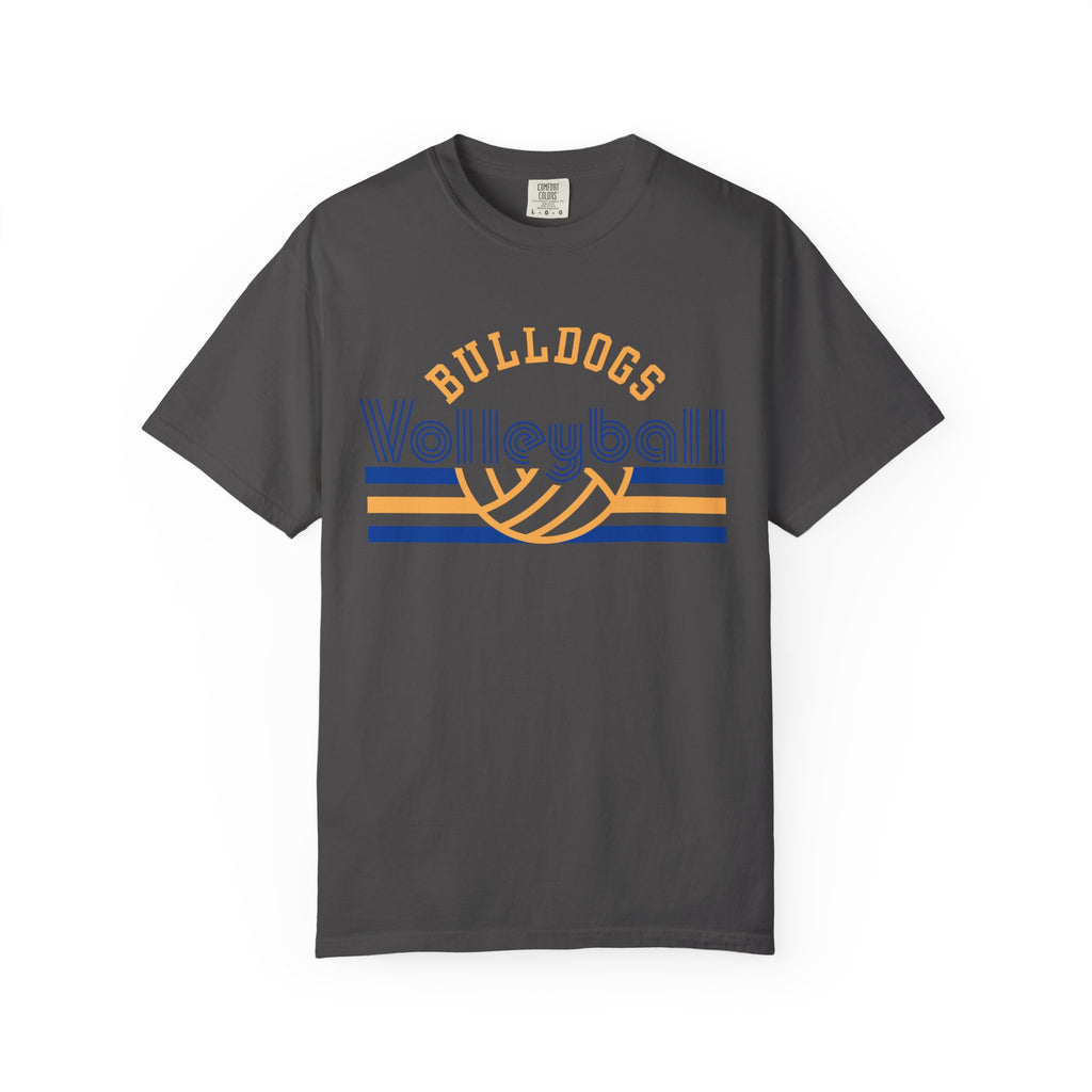 Retro Bulldogs Volleyball Tee
